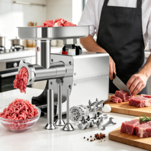 Heavy Duty Electric Meat Grinder for Home Use, 2800W Max, with 3 Grinding Plates, 3 Sausage Stuffer Tubes, Pusher and 2 Blades